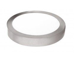 Downlight panel Redondo LED Superficie Cromado 25W